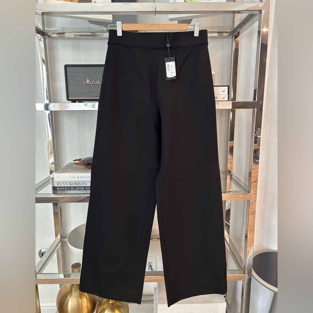 Rag & Bone Iris Wide Leg Pants Black Medium - Picture 4 of 7